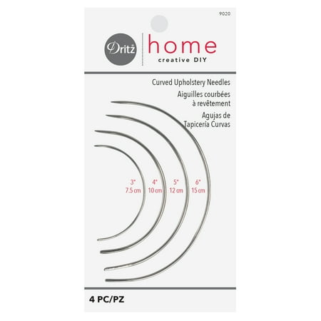 Dritz Curved Upholstery Needles Assorted Hand-Sewing Needles (4 Piece)