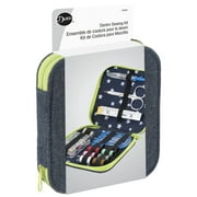 Dritz Denim Sewing Kit, Essential Sewing Tools, Navy & Green