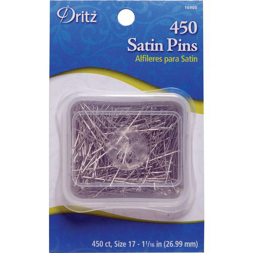 Dritz Dressmaker's Silk Straight Pins, 450 Count