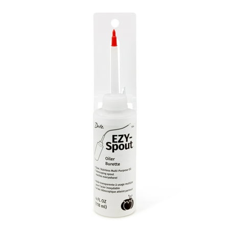 Dritz Easy Spout Oiler for Sewing Machines, 4 OZ Bottle