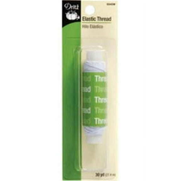 Dritz Elastic Thread 30yd-White