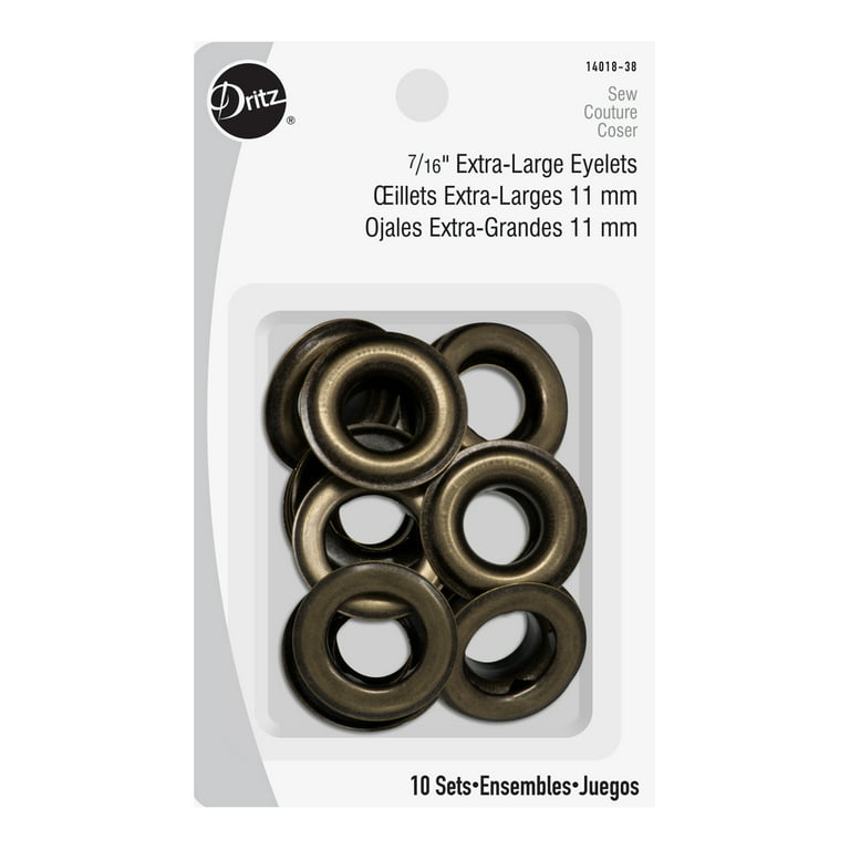 Eyelets, H: 4,5 mm, 7,5 mm, 4 mm, Silver, 100 pc