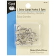 thumbnail image 1 of Dritz Extra-Large Hooks & Eyes 3/Pkg-Nickel, 1 of 2