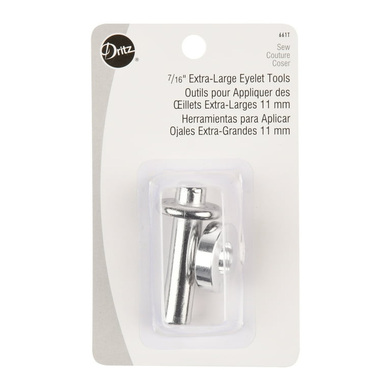 Dritz Extra Large Eyelet Kit - Nickel