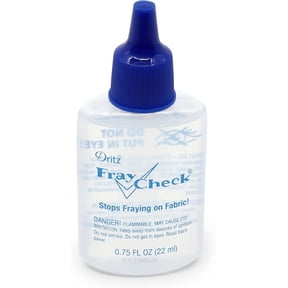 Dritz Fray Check Liquid, 3/4 Fluid-Ounce, 1 Count, Clear Seam Sealant, 0.75 Fl oz 0.75-Fluid Ounce