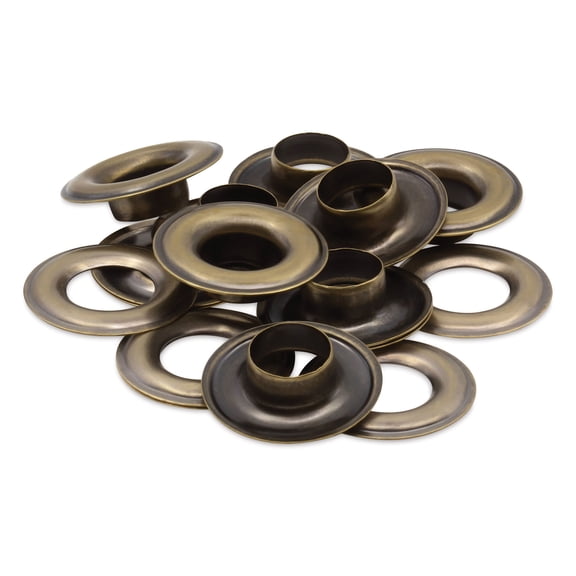 Dritz Grommets - Antique Brass, Pkg of 8