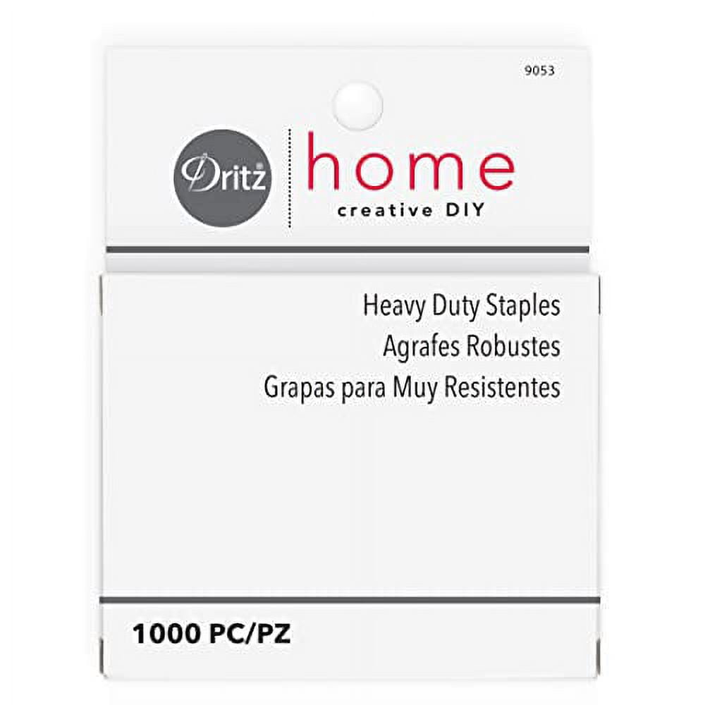 Dritz Home 9053 Heavy Duty Staples, 7/16Inch (1000Piece) , Silver
