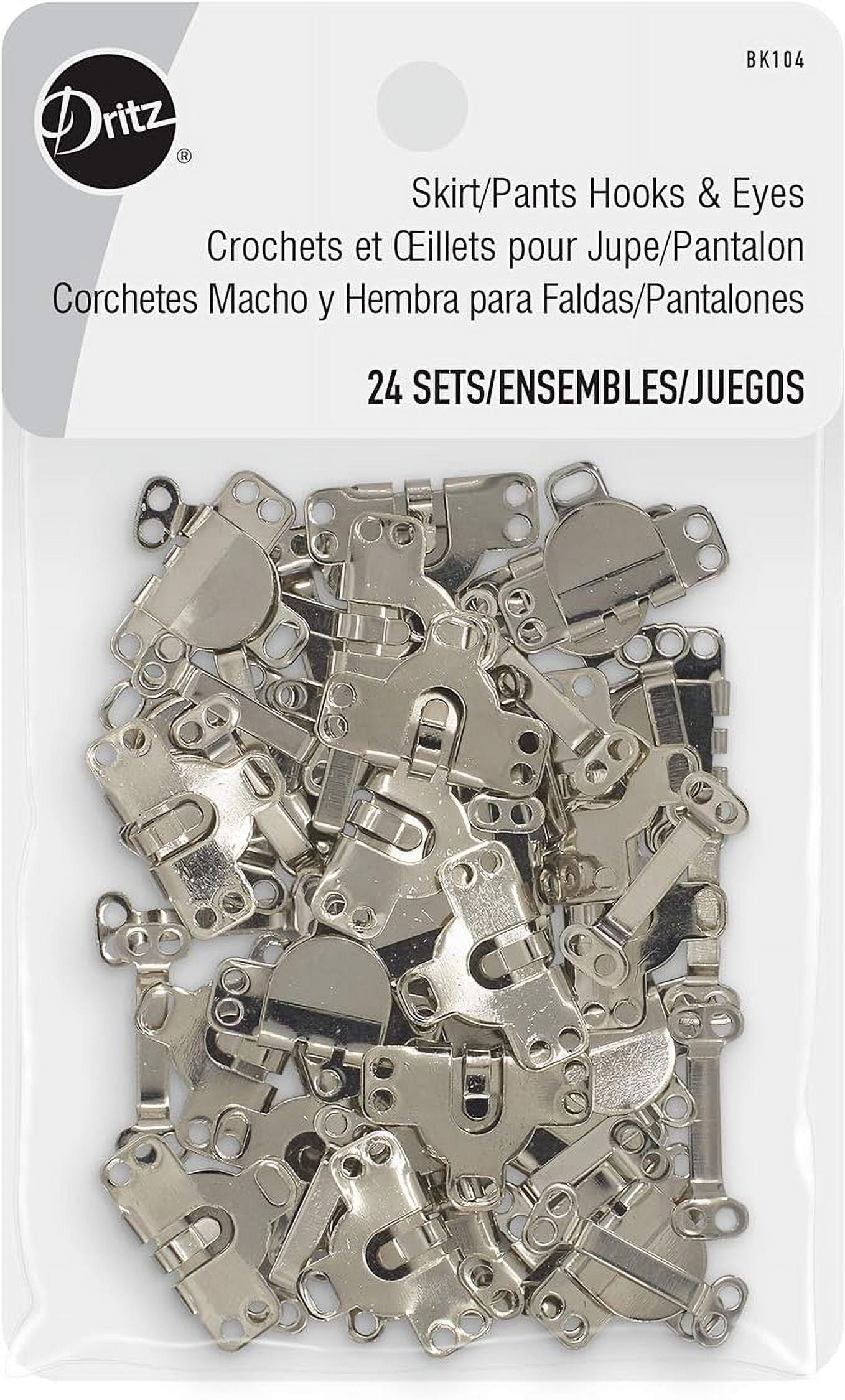 Dritz Swivel Hooks - Nickel - 12pc
