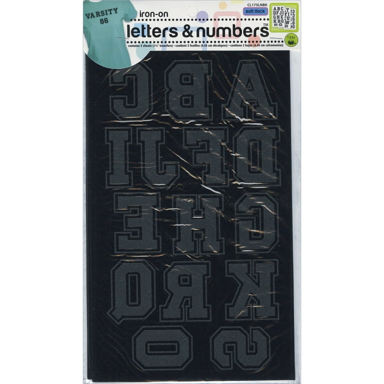 Dritz Embroidery Iron-on Letters, 1 Sheet
