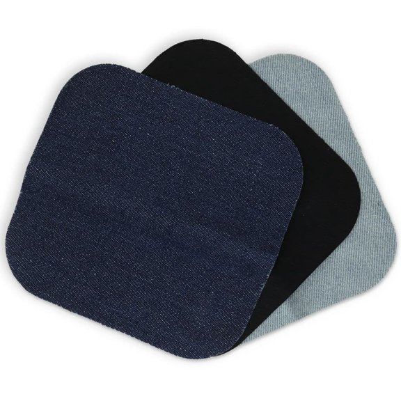 Denim Iron-On Patch Assorted (3ct), Dritz