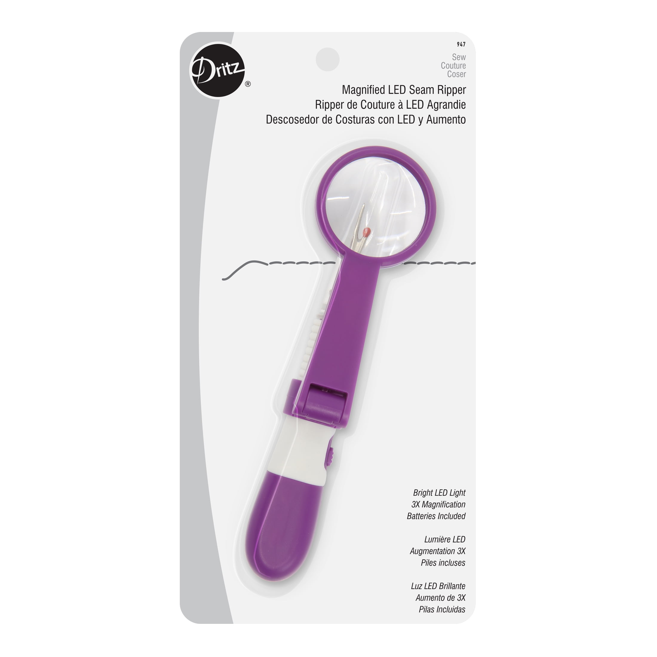 Dritz LED Magnified Seam Ripper