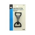 thumbnail image 1 of Dritz Large Swivel Hook & D Ring Gunmetal, 1 of 2