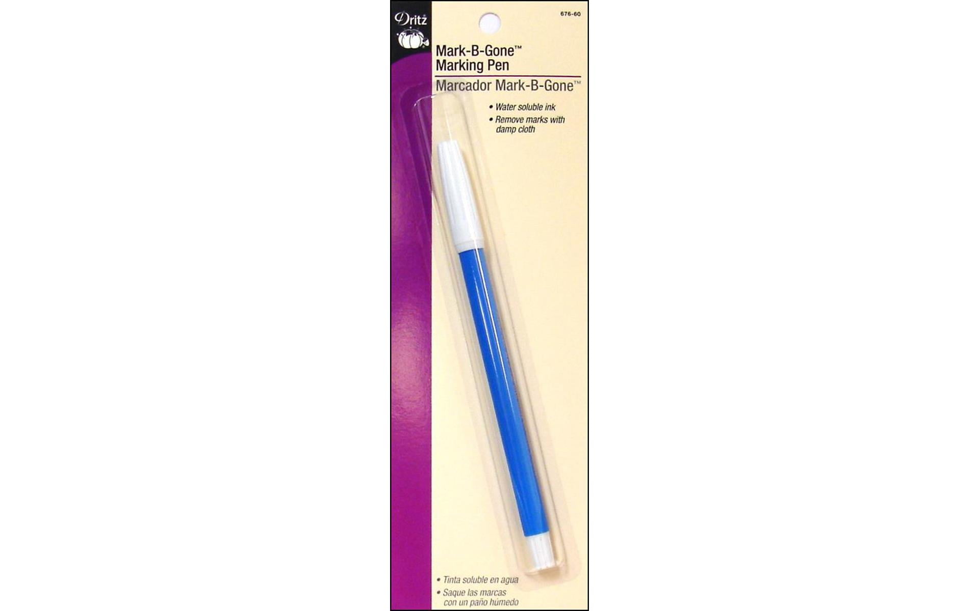 Dritz Mark-B-Gone Marking Pen - Fine-Blue