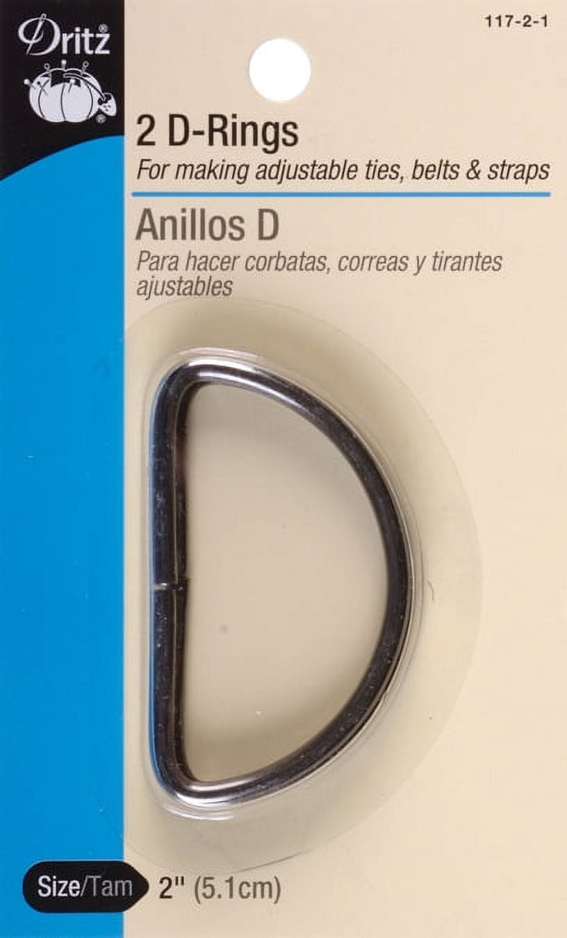 D Rings 2 Inch Metal D Rings 2 Inch 2/Pkg-Black - Walmart.com