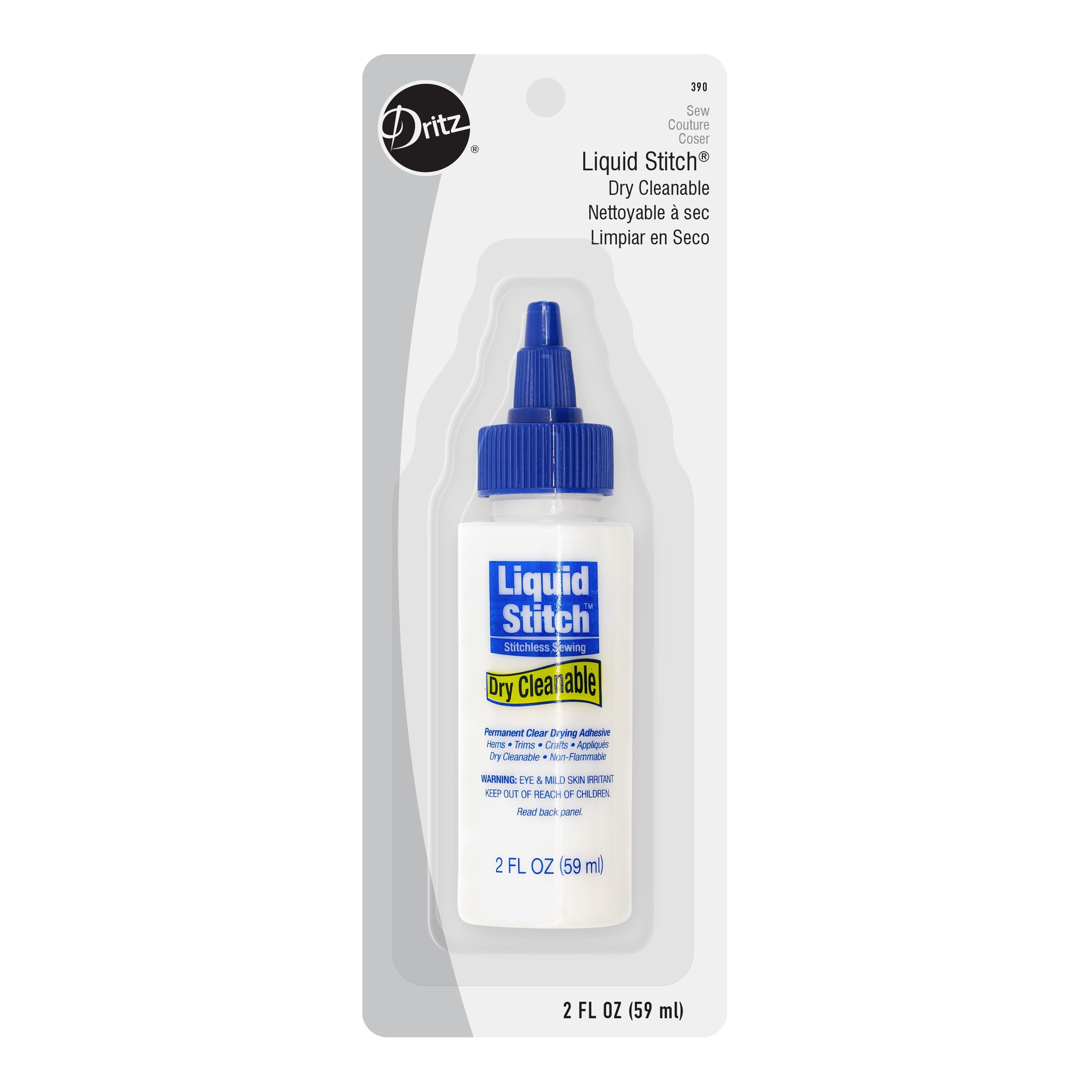 Beacon Adhesives Fabri-Tac Permanent Glue, Clear (2 oz / 59.1 ml) 
