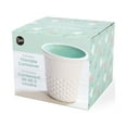 thumbnail image 1 of Dritz Novelty Ceramic Thimble Container, Aqua, 1 of 4