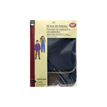 Dritz Toppe Termoadesive In Tela Pesante 12,7x12,7 Cm | 2 Pezzi Golden Light Brown | Riparazioni E Personalizzazioni - 2