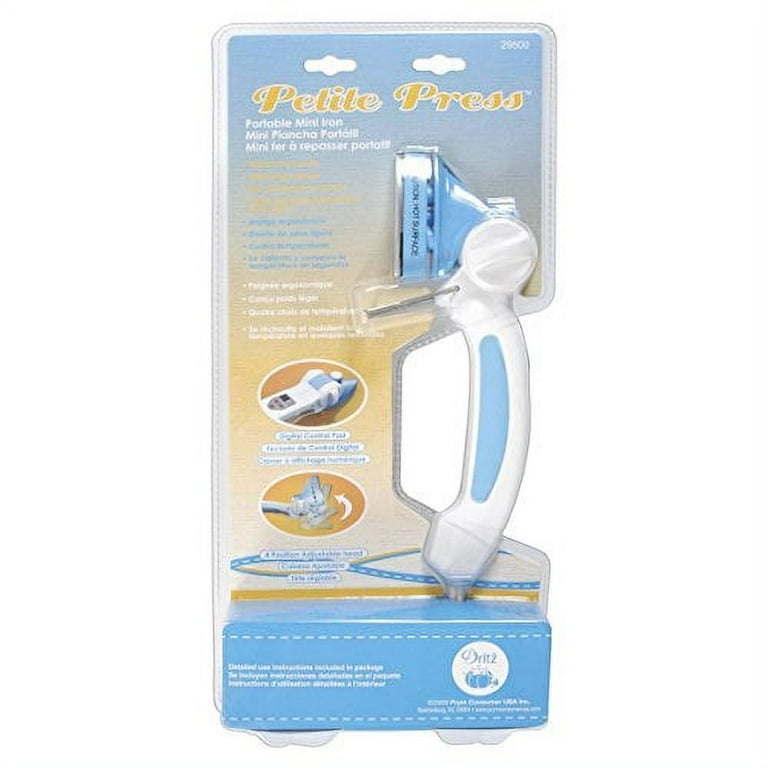 Dritz 29500 Petite Press Portable Mini Iron White Walmart