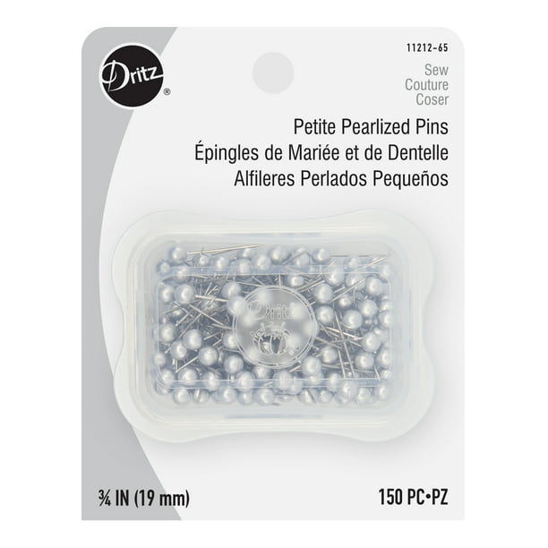 Dritz Petite Silver Pins, 150 Count