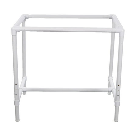 Dritz Quilter's Floor Frame, Adjustable, White