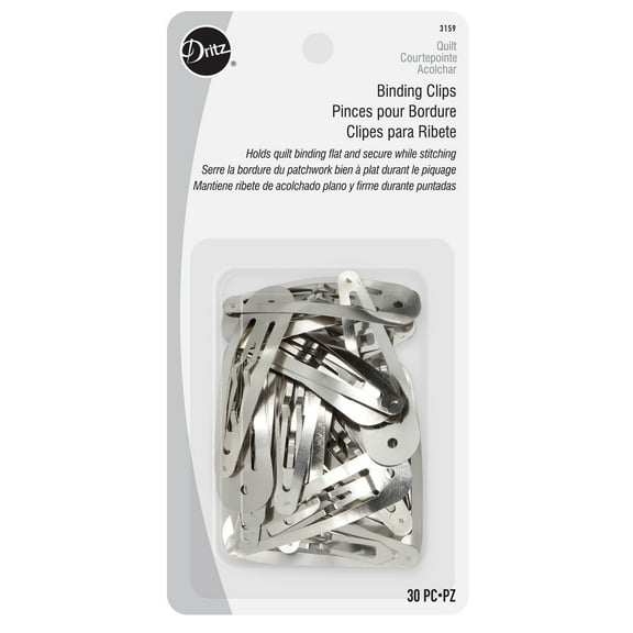 Dritz Quilting Binding Clips, 30/pkg