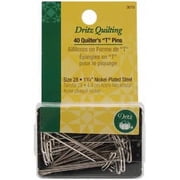 Dritz Quilting Quilter's "T" Pins, 1-3/4", 40pk