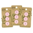 thumbnail image 1 of Dritz Recycled Cotton Round Button, 18mm, Light Pink, 3 Pack (9 Count), 1 of 1