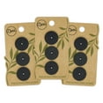 thumbnail image 1 of Dritz Recycled Hemp Geometric Round Button, 20mm, Black, 3 Pack (9 Count), 1 of 1