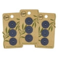 thumbnail image 1 of Dritz Recycled Hemp Geometric Round Button, 20mm, Dark Blue, 3 Pack (9 Count), 1 of 1
