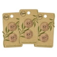 thumbnail image 1 of Dritz Recycled Hemp Round Floral Button, 23mm, Light Brown, 3 Pack (6 Count), 1 of 1