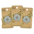 thumbnail image 1 of Dritz Recycled Leather Round Button, 30mm, Multicolor Print, 3 Pack, 1 of 1