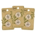 thumbnail image 1 of Dritz Recycled Polyester Round Button, 23mm, Beige-Camel, 3 Pack (6 Count), 1 of 1