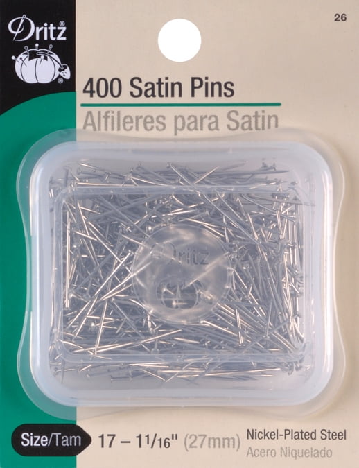 Dritz Satin Pins 400/PkgSize 17