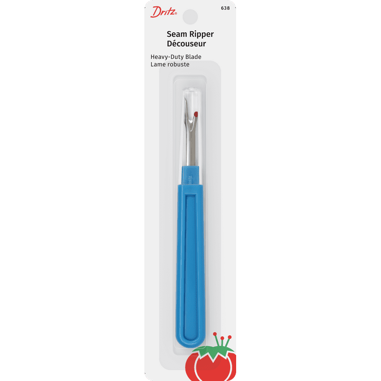 Dritz Large Deluxe Seam Ripper, Heavy Duty Steel, Safe Fabric