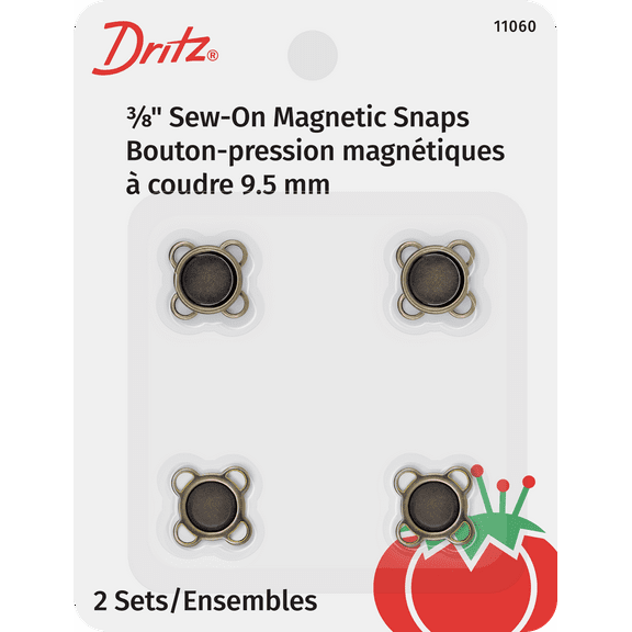 Dritz Sew-On Magnetic Snaps, 2 Count