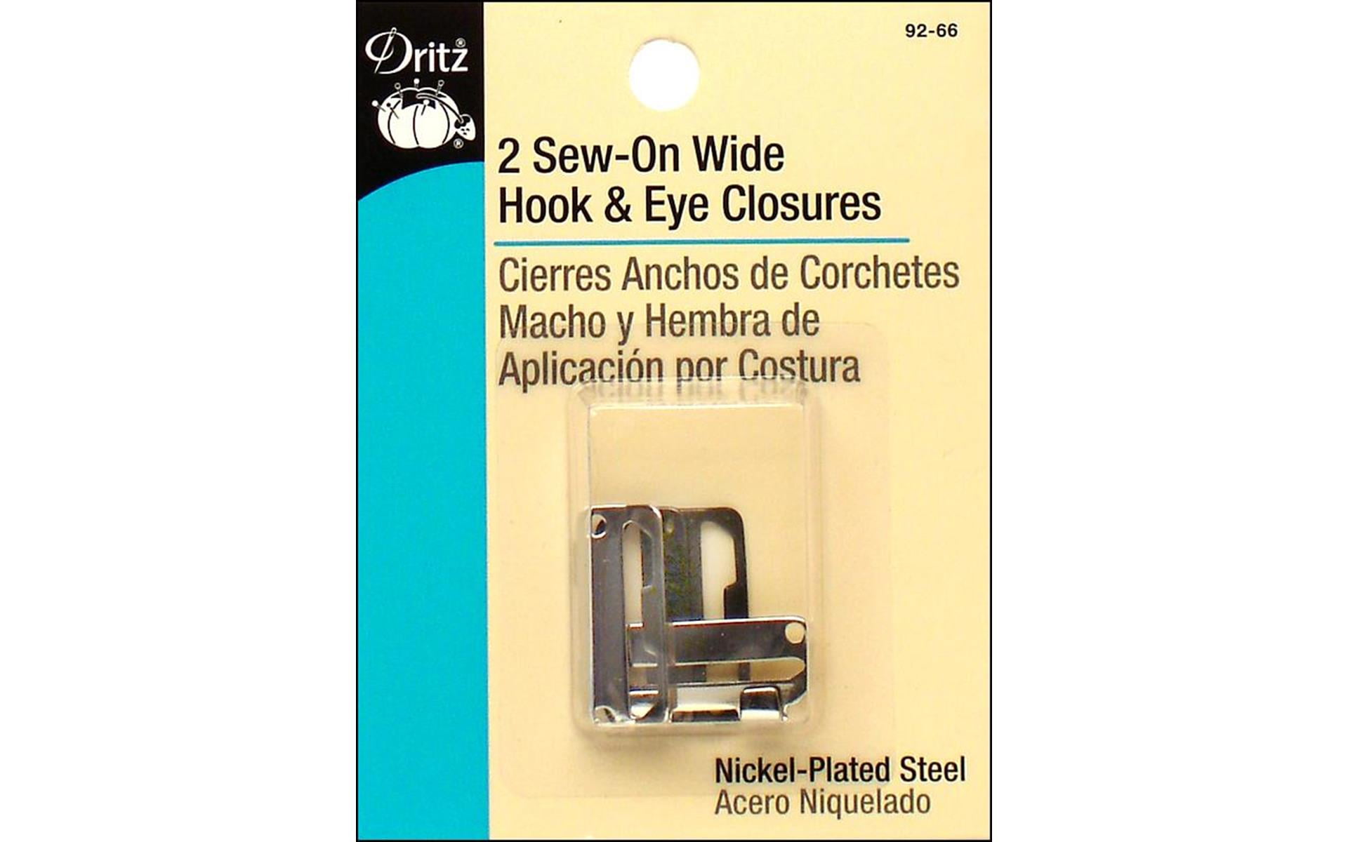 Dritz SewOn Skirt/Pant Hook & Eye Wide