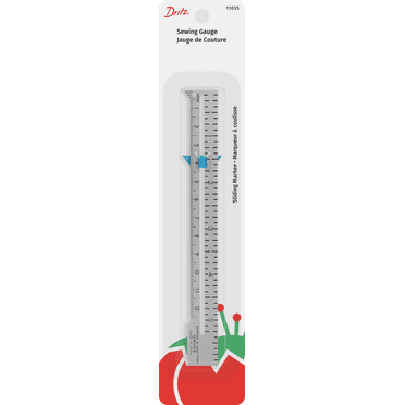 Dritz® 6" Sewing Gauge with Sliding Marker