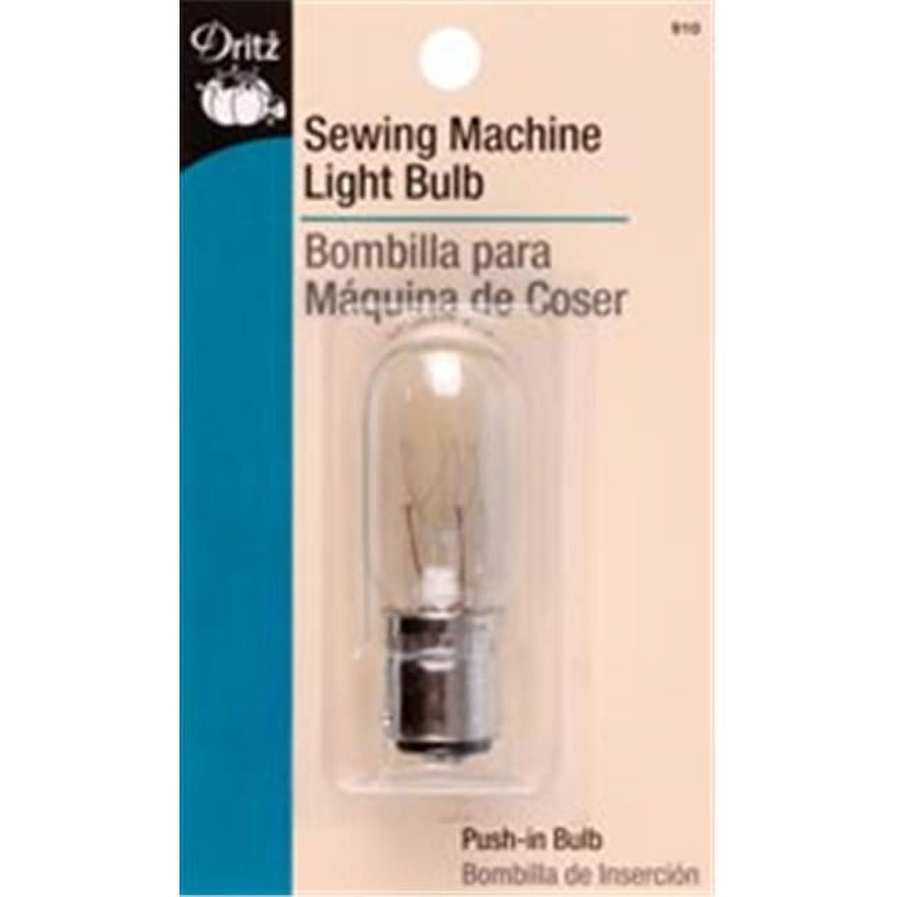 Sewing Machine Light Bulb 120v/15w - Push Base - Cleaner's Supply