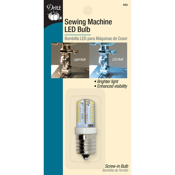 Dritz Sewing Machine Led Light Bulb With Screw-In Base