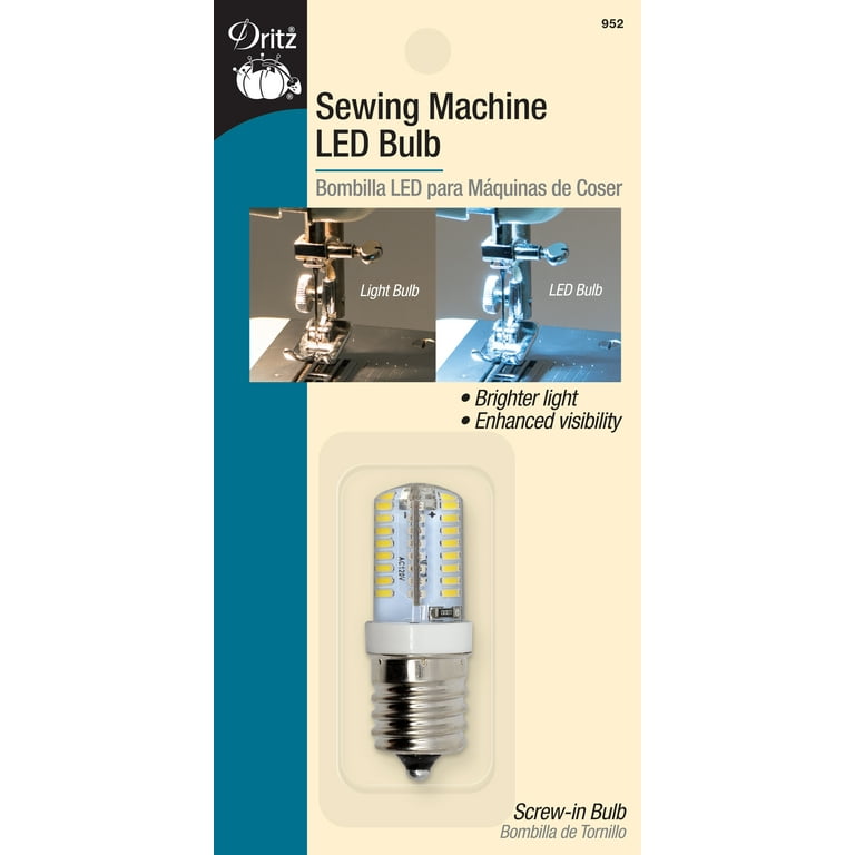 Montgomery Ward Sewing Machine Light Bulbs Screw In Type 7/16 Base, 15 –  Central Michigan Sewing Supplies Inc.