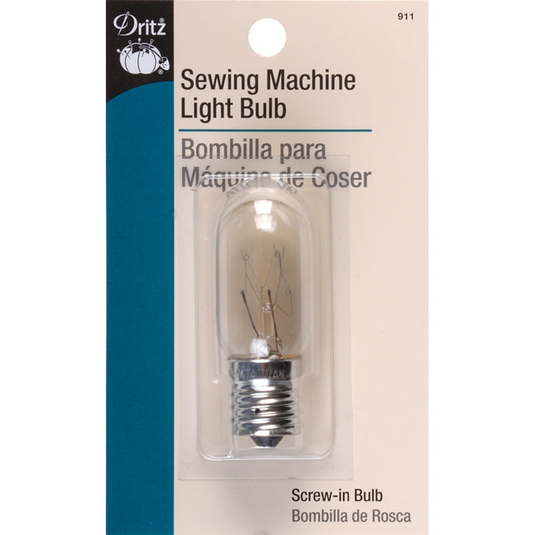 Dritz Sewing Machine Light Bulb with Screw-In Base