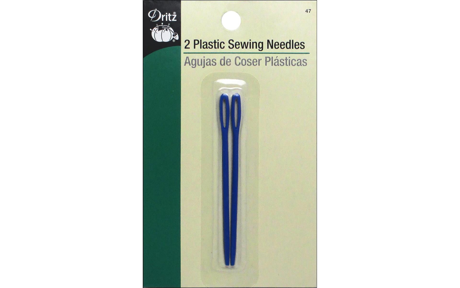 Dritz Sewing Needles Plastic Blunt Tip 2pc