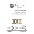 thumbnail image 1 of Dritz Short Post Chicago Screws, 3 Count, Brass, 1 of 6