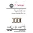 thumbnail image 1 of Dritz Short Post Chicago Screws, 3 Count, Nickel, 1 of 5