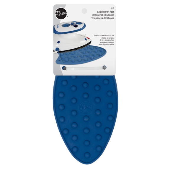 Dritz Silicone Iron Rest, 6-1/2" x 4-1/2, Dark Blue