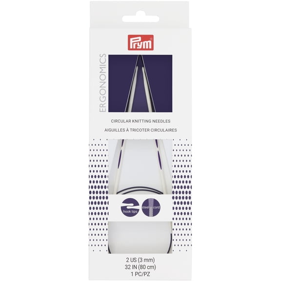 Prym Circular Knitting Needles 32"-Size 2/2.75mm