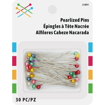 Straight Sewing Pearlized Pins (30 Count)