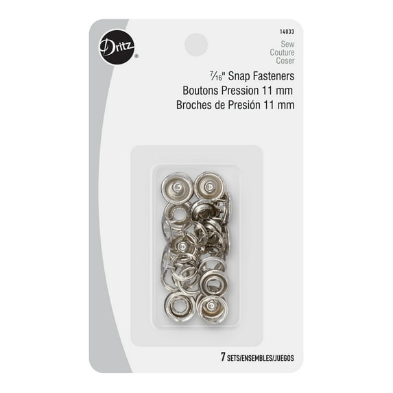 Dritz Snap Fastener Value Pack including 7 sets