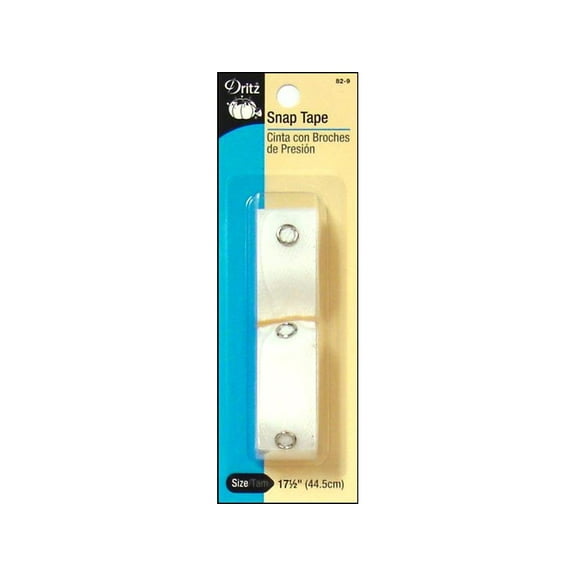 Dritz Snap Tape 18" Pkg White