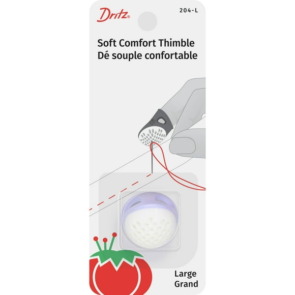 Dritz Ergonomic Soft Comfort Thimble Size Large 1 piece